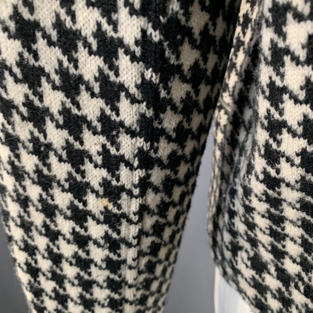 LAUREN by RALPH LAUREN Size XXXL Black Off White Wool Zip Pockets Jacket - Picture 5 of 11